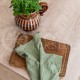 Soft linen kitchen towel 35x50 GREEN